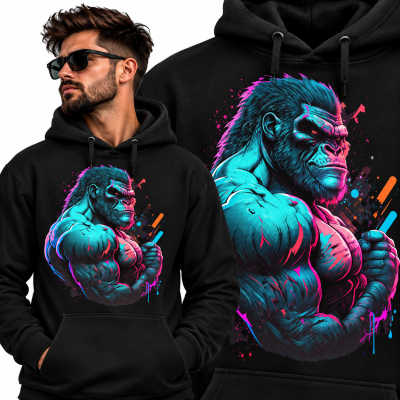 BLUZA Z KAPTUREM ZWIERZĘTA BAD MONKEY 2